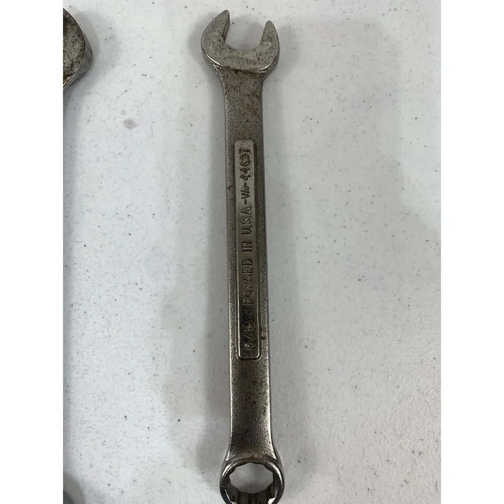 Lot Of 2 Craftsman 5/8 -VA-44697 &‎ 3/4-7/8 -VV-44584 Combo Wrenches Made in USA